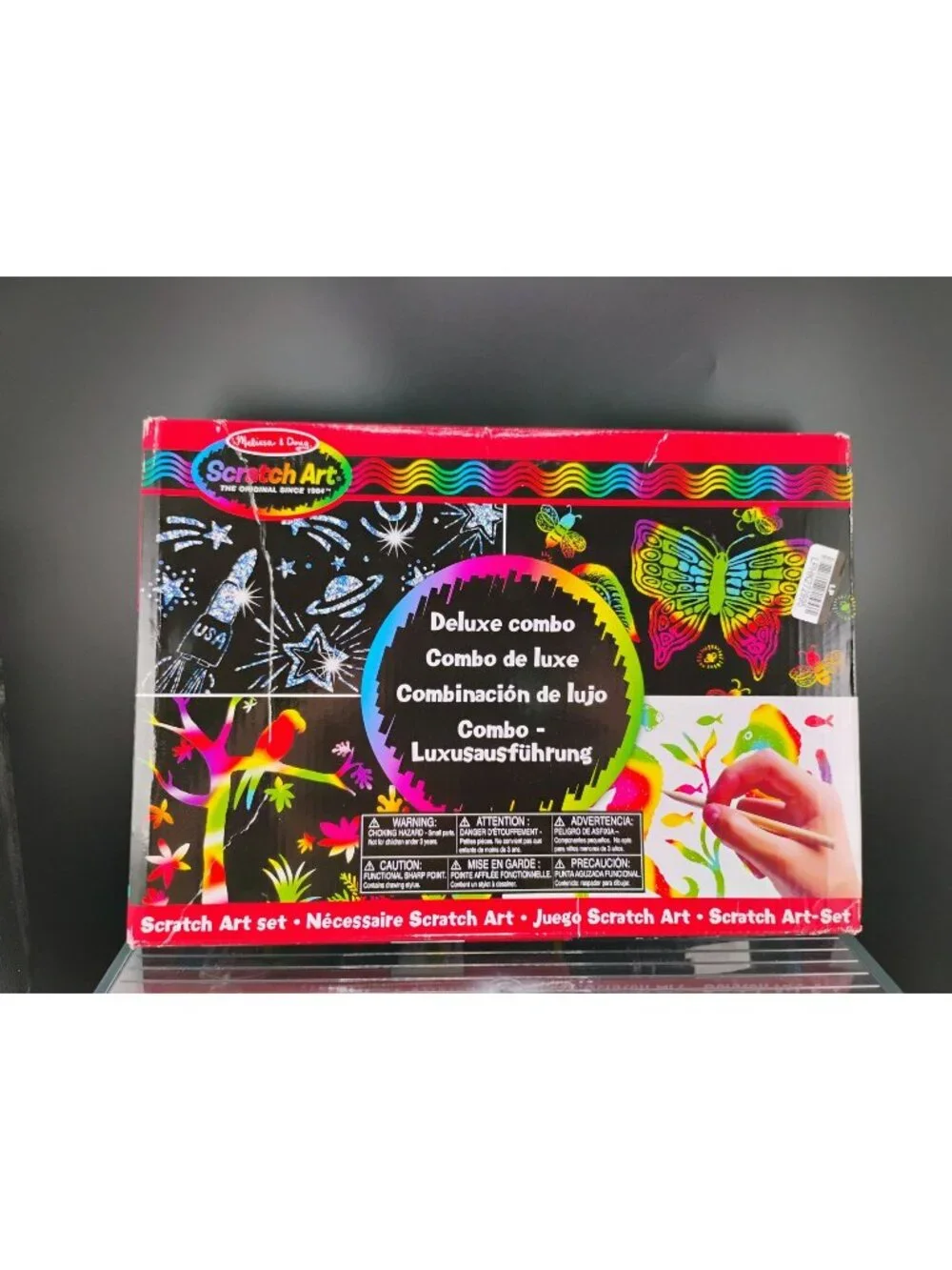 Melissa & Doug Scratch Art Deluxe Combo Set Creative Craft Kit